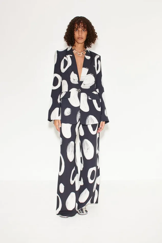 Simon Miller Bottoms Women Bloo Painted Crepe Pant In Painted Dot Simon Miller Bottoms Women Bloo Painted Crepe Pant In Painted Dot