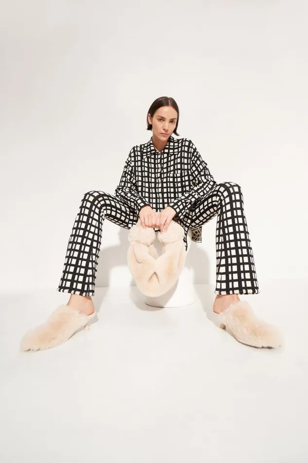 Simon Miller Bottoms Women Knits By Whitsett Pant In Windowpane