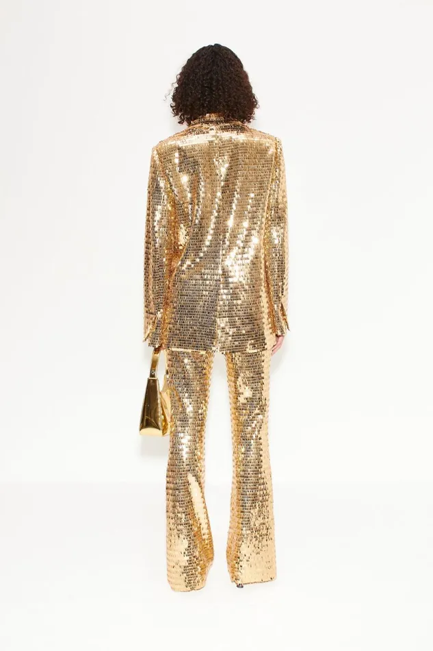 Simon Miller Bottoms Women Sequin Robo Pant In Star Gold Simon Miller Bottoms Women Sequin Robo Pant In Star Gold