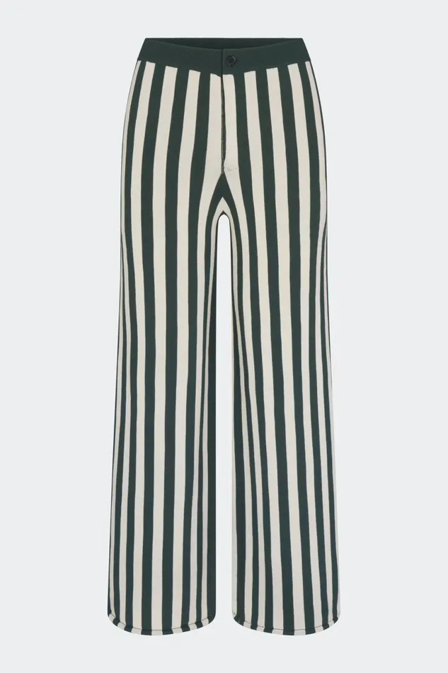 Simon Miller Knitwear Women Knits By Jabber Pant In Gummy GreenEcru Simon Miller Knitwear Women Knits By Jabber Pant In Gummy GreenEcru
