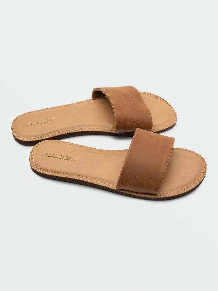 Simple Slides 8211 Tan Womens Volcom Sandals