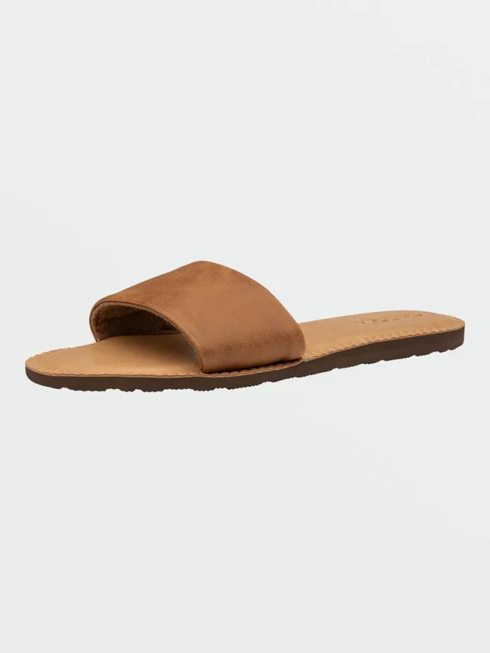 Simple Slides 8211 Tan Womens Volcom Sandals