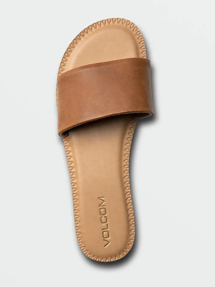 Simple Slides 8211 Tan Womens Volcom Sandals