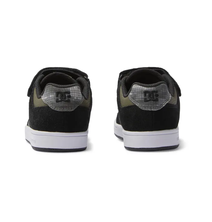 Skate DC Shoes Kids Boy8217s Manteca 4 Elastic Waist Lace Shoes olive camouflage