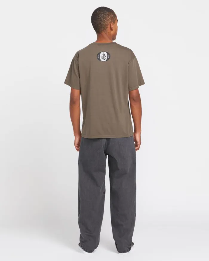 Skate Vitals Remy Stratton Short Sleeve Tee 8211 Dark Earth Mens Volcom Tops and Tees