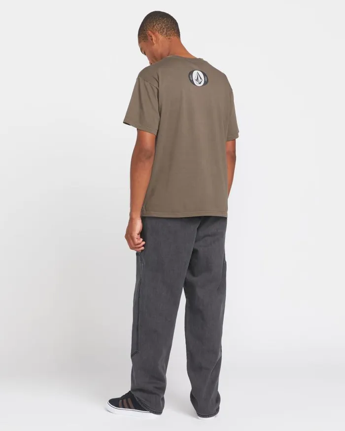 Skate Vitals Remy Stratton Short Sleeve Tee 8211 Dark Earth Mens Volcom Tops and Tees