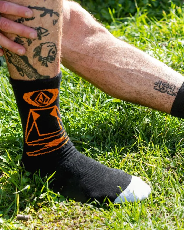 Skate Vitals Remy Stratton Socks 8211 Black Mens Volcom Accessories