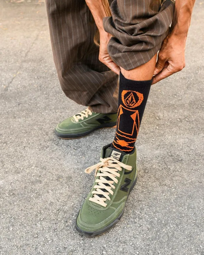 Skate Vitals Remy Stratton Socks 8211 Black Mens Volcom Accessories