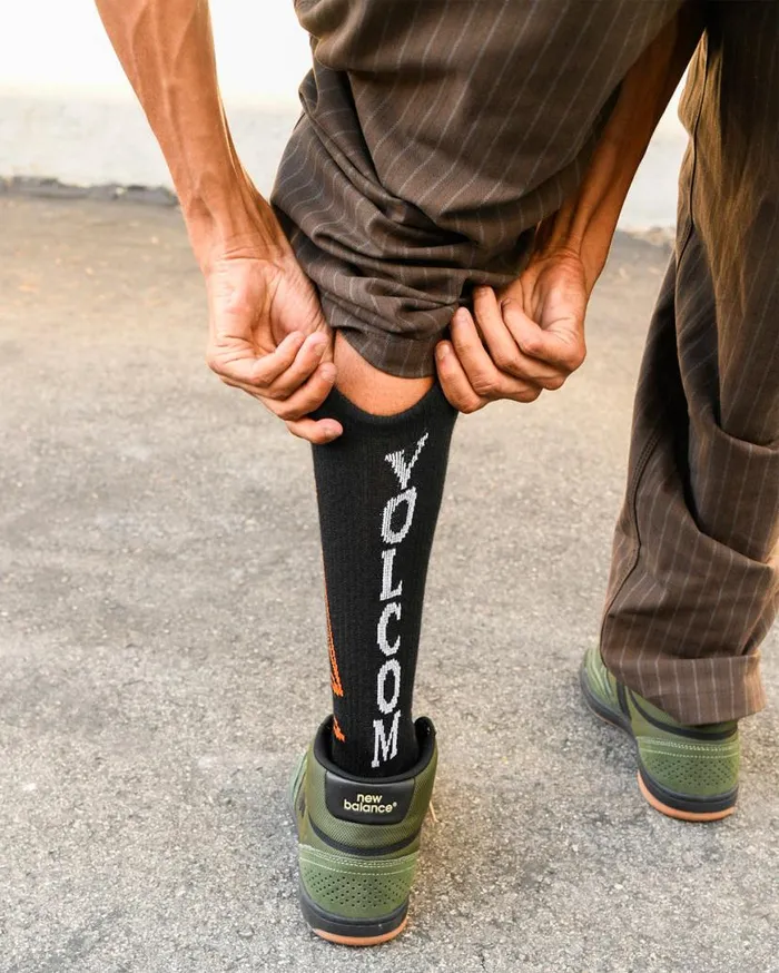 Skate Vitals Remy Stratton Socks 8211 Black Mens Volcom Accessories