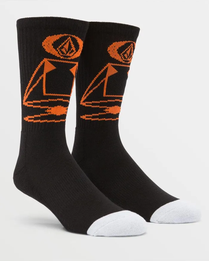 Skate Vitals Remy Stratton Socks 8211 Black Mens Volcom Accessories