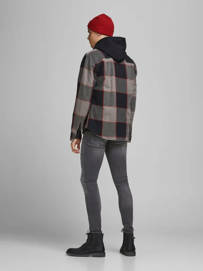 Skinny Jeans JACK and JONES Mens TOM ORIGINAL AGI 135 SKINNY FIT JEANS Grey Grey Denim