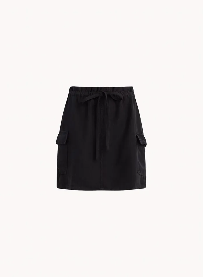 Skirts Women Bella Dahl Posey Cargo Mini Skirt 8211 Black