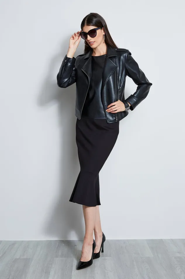 Skirts Women Elie Tahari Fit and Flare Skirt BLACK