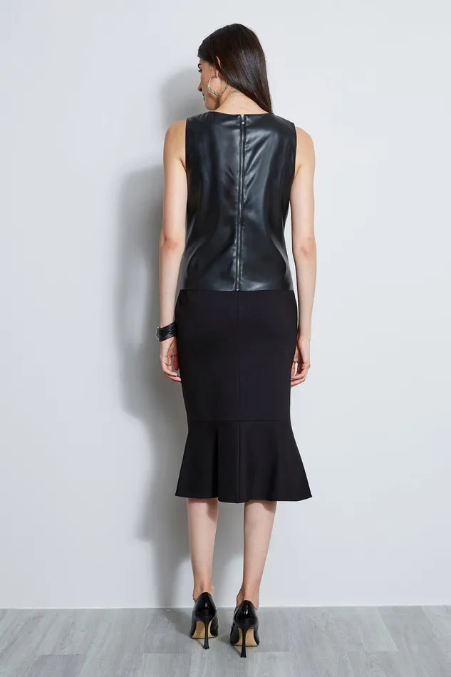 Skirts Women Elie Tahari Fit and Flare Skirt BLACK