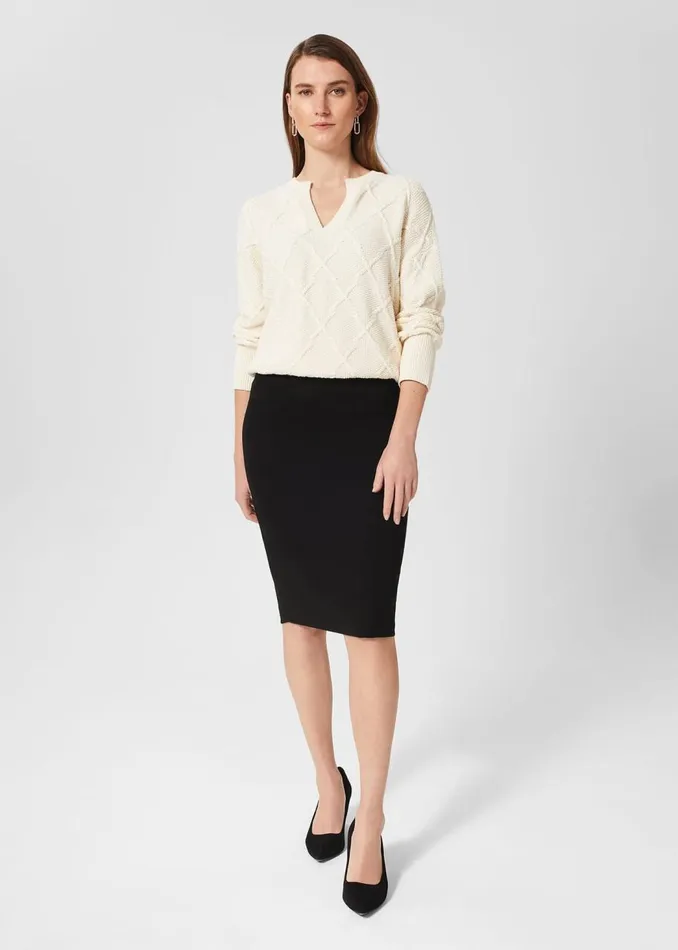 Skirts Women HOBBS Petite Mel Skirt Black