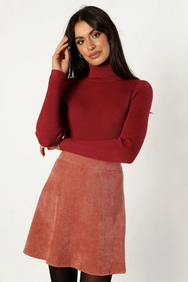 Skirts Women Tammy Cord Skirt Brick Petal and Pup