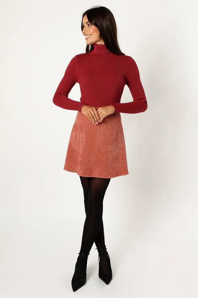 Skirts Women Tammy Cord Skirt Brick Petal and Pup
