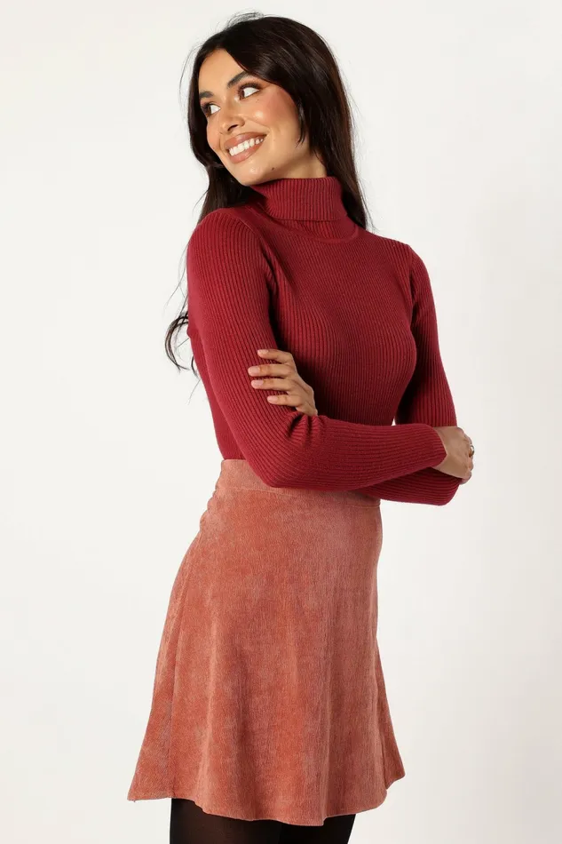 Skirts Women Tammy Cord Skirt Brick Petal and Pup