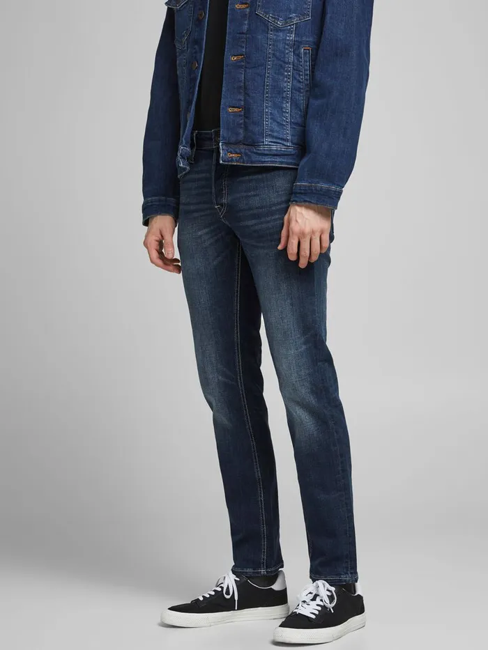 Slim and Straight Jeans JACK and JONES Mens TIM ORIGINAL AM 619 SLIMSTRAIGHT FIT JEANS Blue Blue Denim Slim and Straight Jeans JACK and JONES Mens TIM ORIGINAL AM 619 SLIMSTRAIGHT FIT JEANS Blue Blue Denim