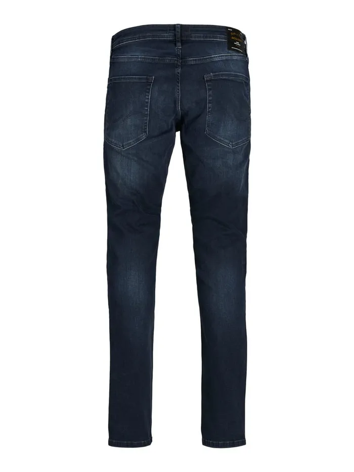 Slim and Straight Jeans JACK and JONES Mens TIM ORIGINAL CJ 925 SLIMSTRAIGHT FIT JEANS Blue Blue Denim