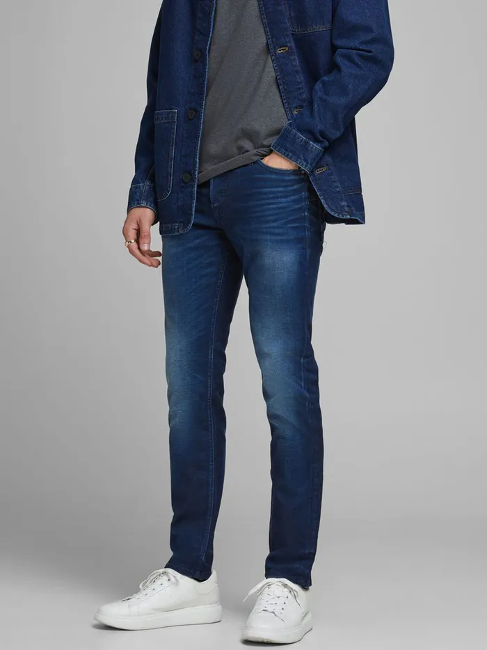 Slim and Straight Jeans JACK and JONES Mens TIM ORIGINAL JJ 267 SLIMSTRAIGHT FIT JEANS Blue Blue Denim Slim and Straight Jeans JACK and JONES Mens TIM ORIGINAL JJ 267 SLIMSTRAIGHT FIT JEANS Blue Blue Denim