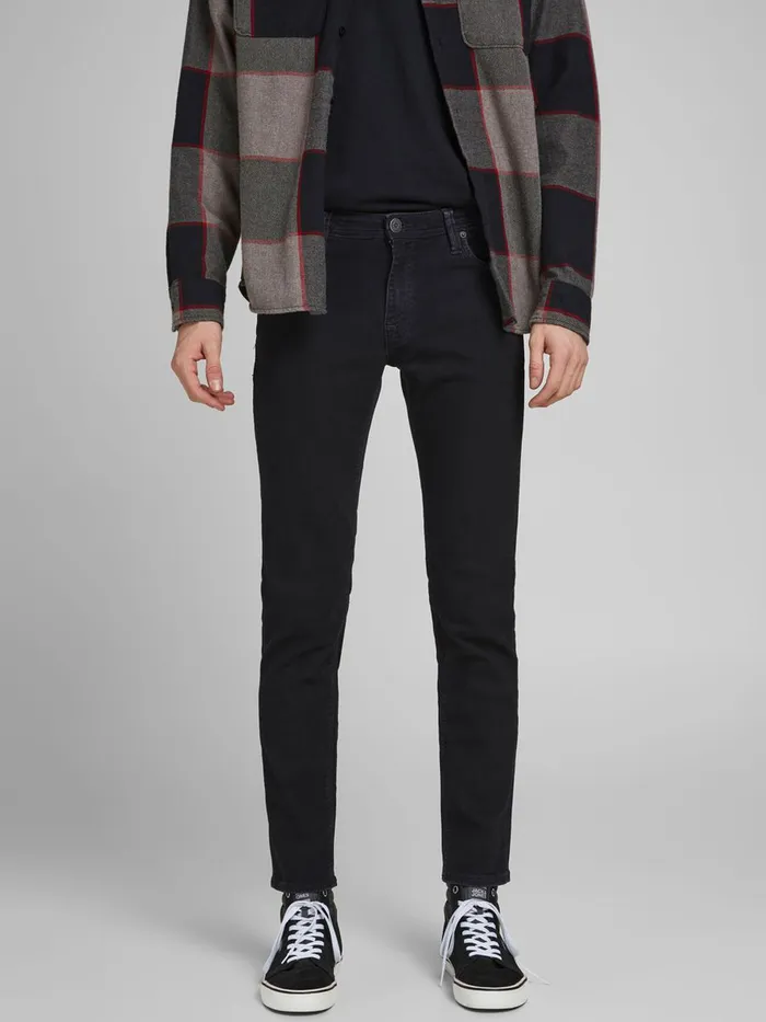 Slim Jeans JACK and JONES Mens GLENN FELIX AM 066 LID SLIM FIT JEANS Black Black Denim Slim Jeans JACK and JONES Mens GLENN FELIX AM 066 LID SLIM FIT JEANS Black Black Denim