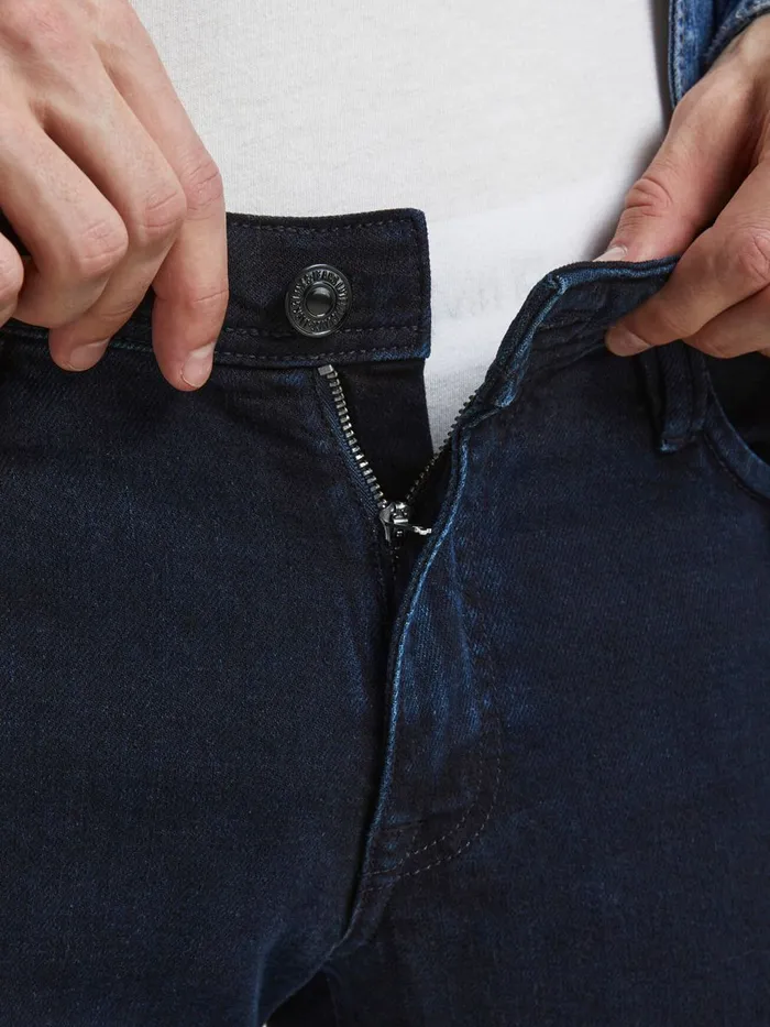 Slim Jeans JACK and JONES Mens GLENN FELIX AM 166 LID SLIM FIT JEANS Blue Blue Denim