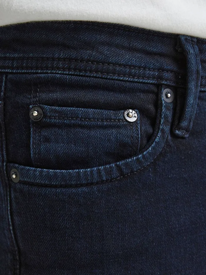 Slim Jeans JACK and JONES Mens GLENN FELIX AM 166 LID SLIM FIT JEANS Blue Blue Denim