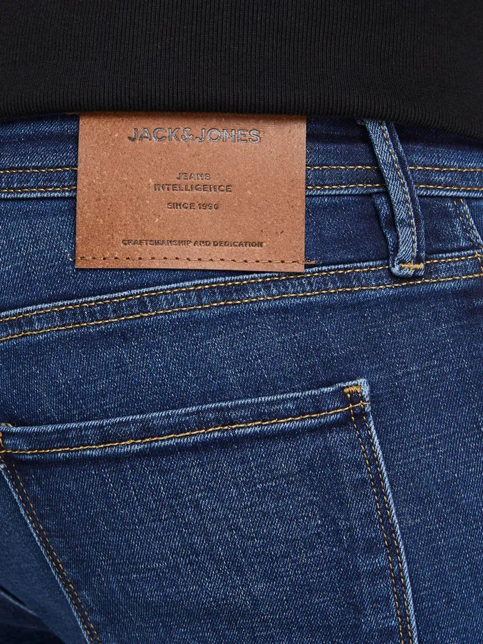 Slim Jeans JACK and JONES Mens GLENN FELIX AM 889 50SPS LID SLIM FIT JEANS Blue Blue Denim