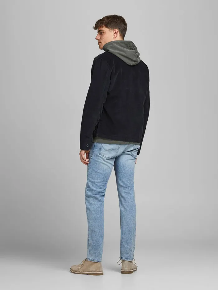 Slim Jeans JACK and JONES Mens GLENN ORIGINAL AM 228 SLIM FIT JEANS Blue Blue Denim