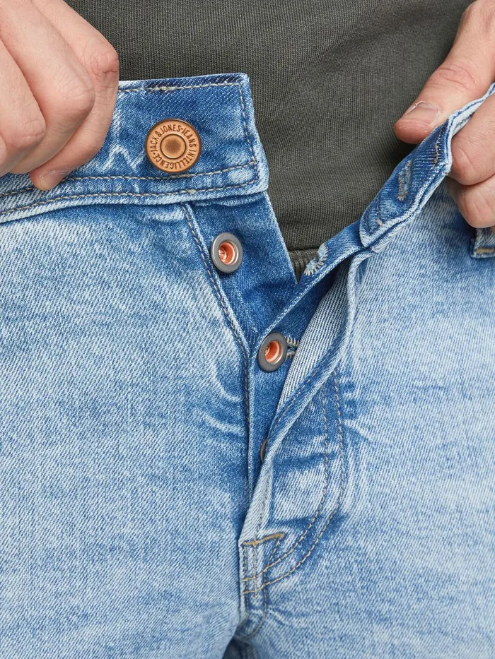 Slim Jeans JACK and JONES Mens GLENN ORIGINAL AM 228 SLIM FIT JEANS Blue Blue Denim
