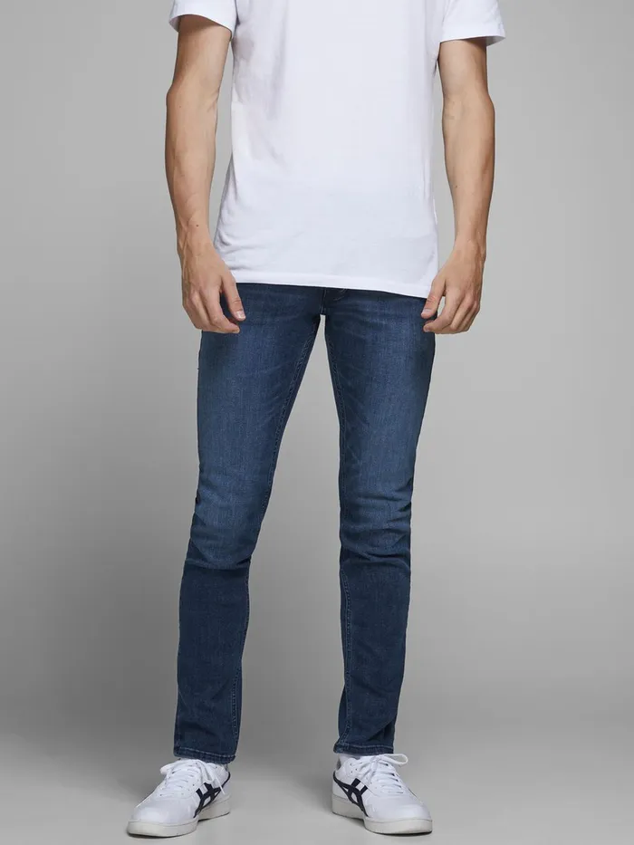 Slim Jeans JACK and JONES Mens GLENN ORIGINAL AM 812 SLIM FIT JEANS Blue Blue Denim Slim Jeans JACK and JONES Mens GLENN ORIGINAL AM 812 SLIM FIT JEANS Blue Blue Denim