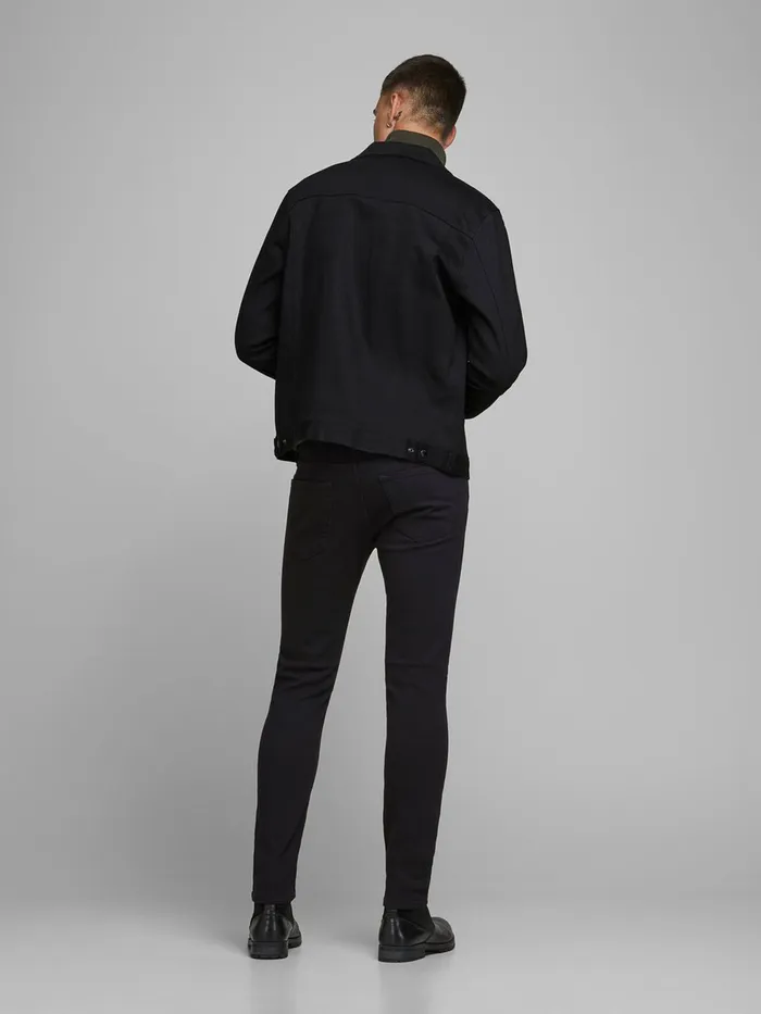 Slim Jeans JACK and JONES Mens GLENN ORIGINAL AM 816 SLIM FIT JEANS Black Black Denim