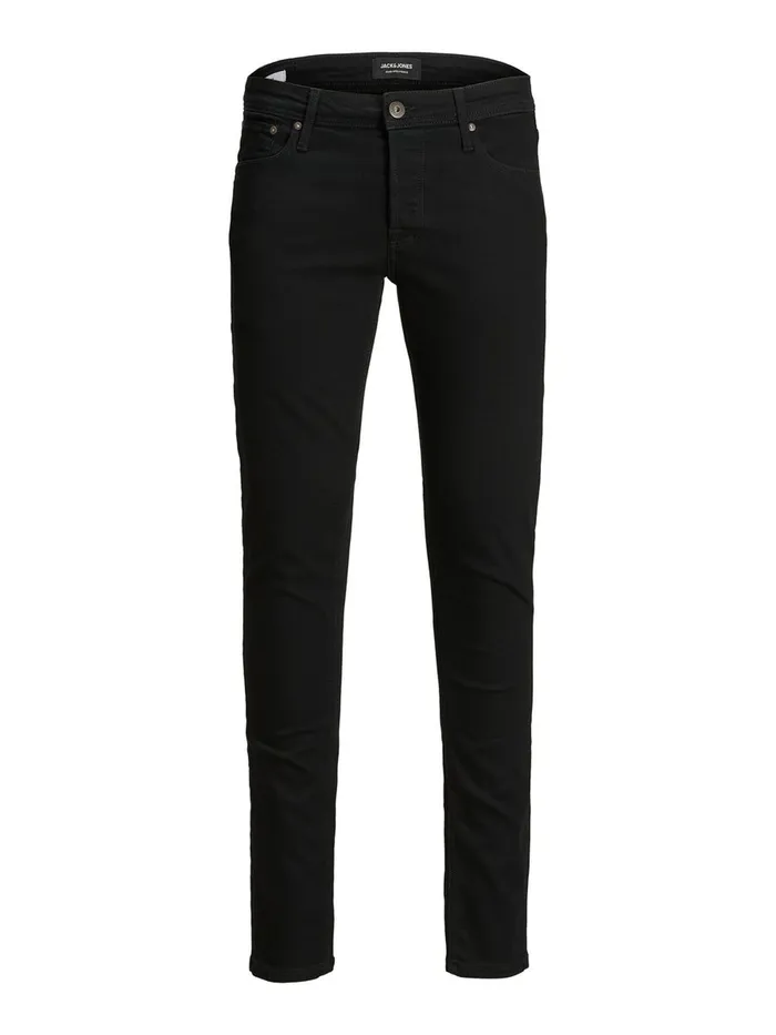 Slim Jeans JACK and JONES Mens GLENN ORIGINAL AM 816 SLIM FIT JEANS Black Black Denim
