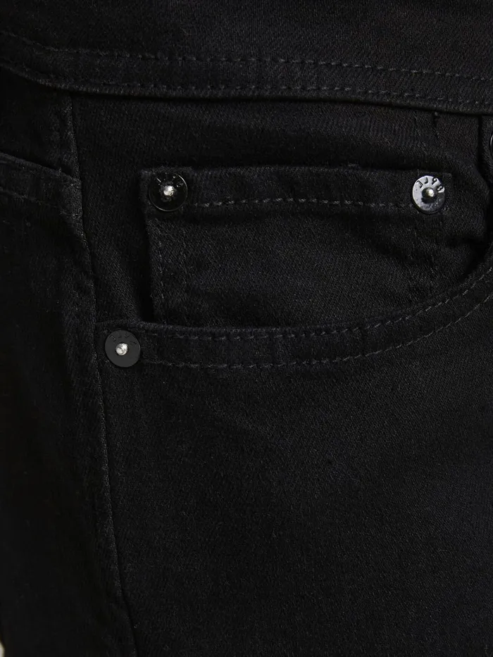 Slim Jeans JACK and JONES Mens GLENN ORIGINAL NA 098 SLIM FIT JEANS Black Black Denim