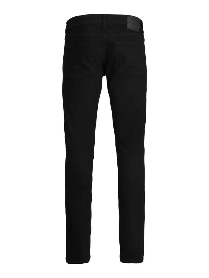 Slim Jeans JACK and JONES Mens GLENN ORIGINAL NA 098 SLIM FIT JEANS Black Black Denim