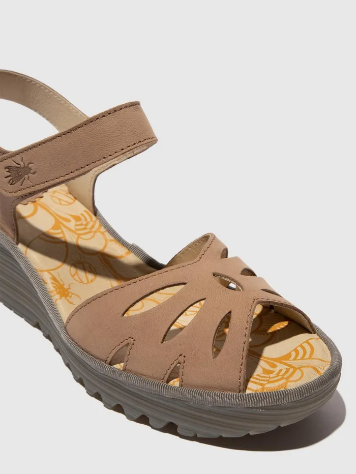 SlingBack Sandals YAZI479FLY TAUPE Women Fly London Sandals