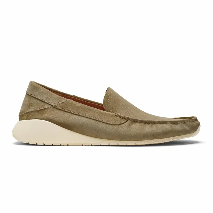 SlipOn Men Olukai Kaa Loafer Italian Suede Shoes 8211 Oatmeal