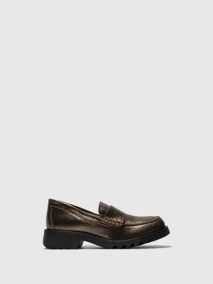 Slipon Shoes RIXI112FLY DARK GOLD Women Fly London Shoes