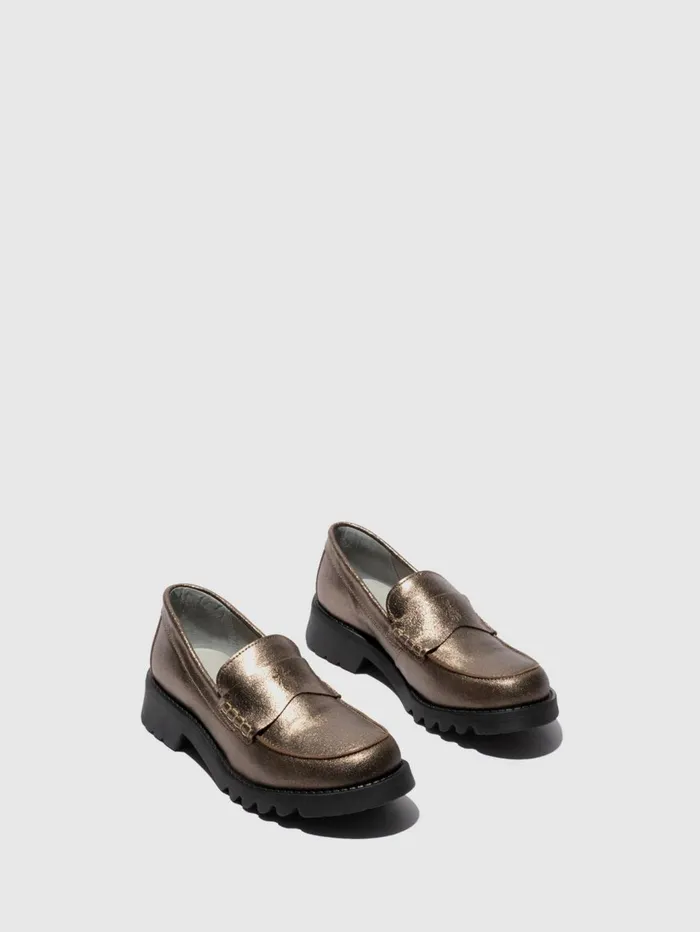Slipon Shoes RIXI112FLY DARK GOLD Women Fly London Shoes