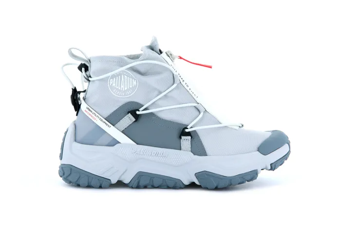 Sneakers Kids PALLADIUM OFFGRID HI ZIP WATERPROOF Glacier Grey