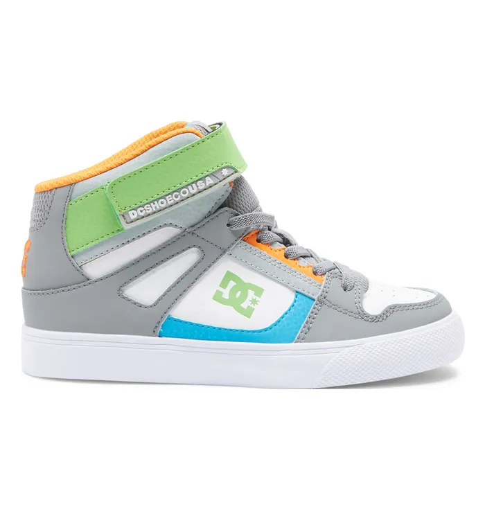 Sneakers Kids Pure High Elastic Waist Lace HighTop Shoes greygreywhite DC Shoes Sneakers Kids Pure High Elastic Waist Lace HighTop Shoes greygreywhite DC Shoes