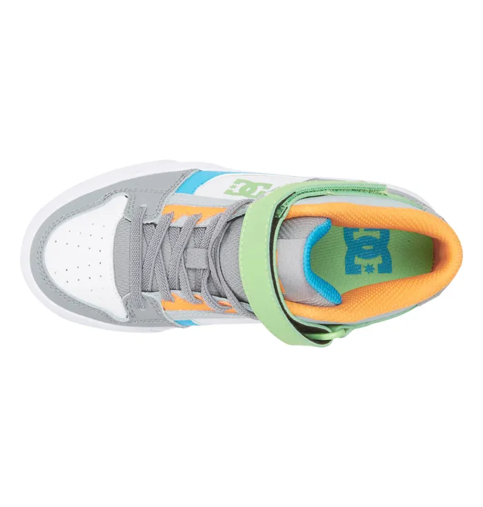Sneakers Kids Pure High Elastic Waist Lace HighTop Shoes greygreywhite DC Shoes