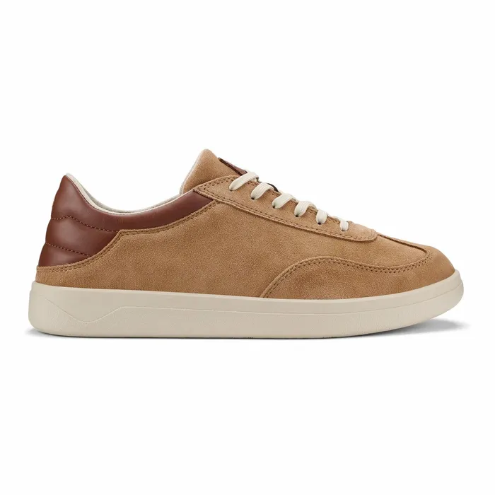 Sneakers Men Olukai Pnini Suede Leather Sneakers 8211 Tan Toffee