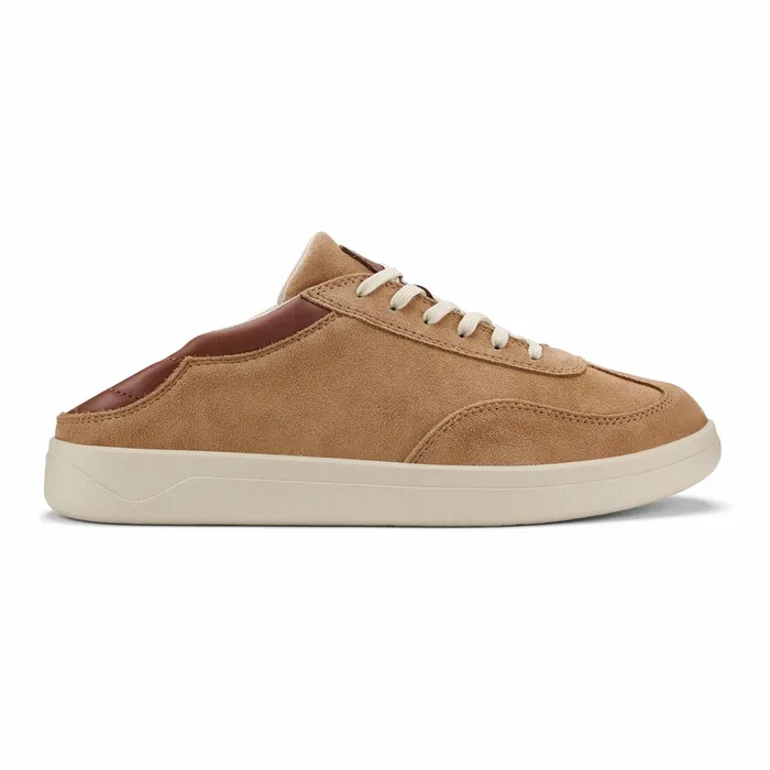 Sneakers Men Olukai Pnini Suede Leather Sneakers 8211 Tan Toffee
