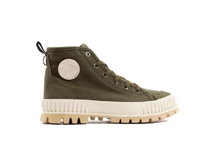 Sneakers Men PALLADIUM PALLASHOCK ORGANIC 2 Olive Night