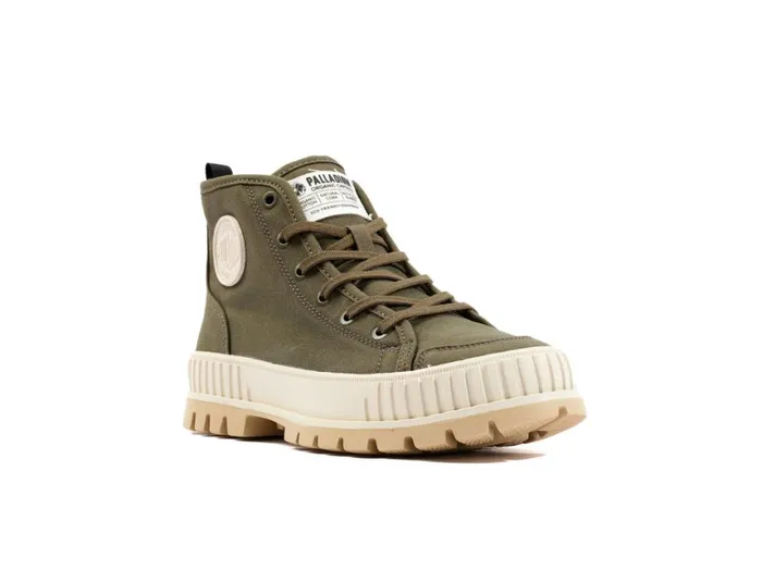 Sneakers Men PALLADIUM PALLASHOCK ORGANIC 2 Olive Night Sneakers Men PALLADIUM PALLASHOCK ORGANIC 2 Olive Night