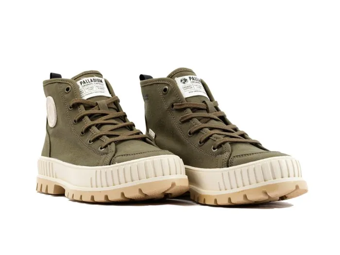Sneakers Men PALLADIUM PALLASHOCK ORGANIC 2 Olive Night Sneakers Men PALLADIUM PALLASHOCK ORGANIC 2 Olive Night