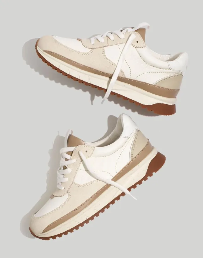 Sneakers Women Madewell Kickoff Trainer Sneakers Antique Cream Multi