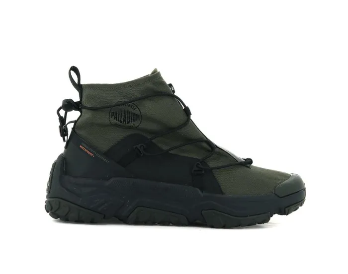 Sneakers Women PALLADIUM OFFGRID HI ZIP WATERPROOF Olive Night